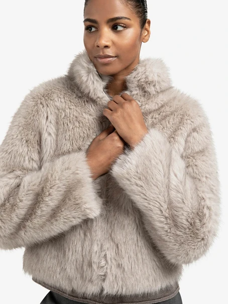 YAYA Faux fur jacket