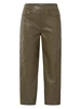 YAYA Faux leather carrot fit trouse