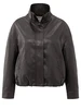 YAYA Faux leather jacket with baloo