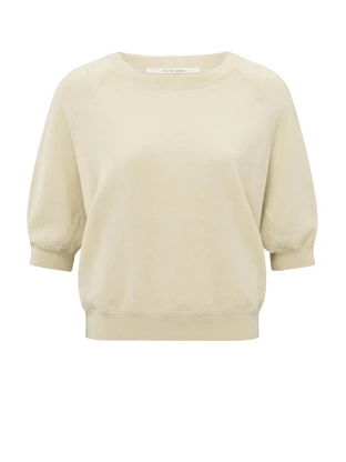 YAYA Fine yarn raglan sweater ls