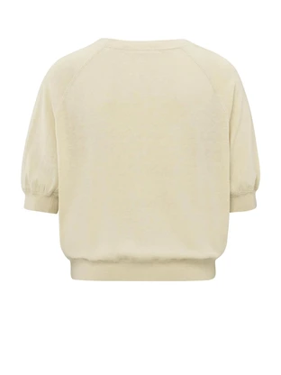 YAYA Fine yarn raglan sweater ls