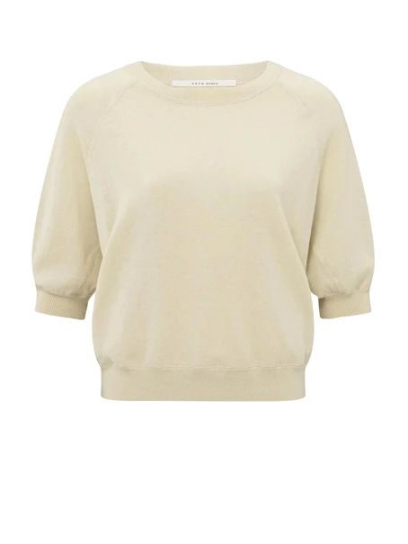 YAYA Fine yarn raglan sweater ls