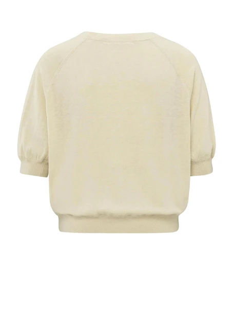 YAYA Fine yarn raglan sweater ls