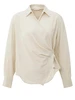 YAYA Fitted wrap blouse