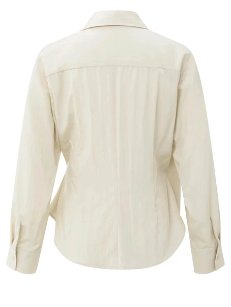 YAYA Fitted wrap blouse