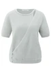 YAYA Fluffy cardigan overlaping ss