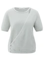 YAYA Fluffy cardigan overlaping ss