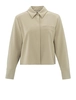 YAYA Gekropte blouse met borstzak