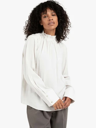 YAYA High neck top with drawstring