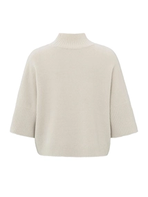 YAYA High neckline sweater with rib