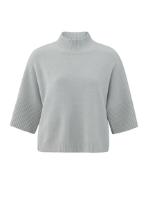 YAYA High neckline sweater with rib