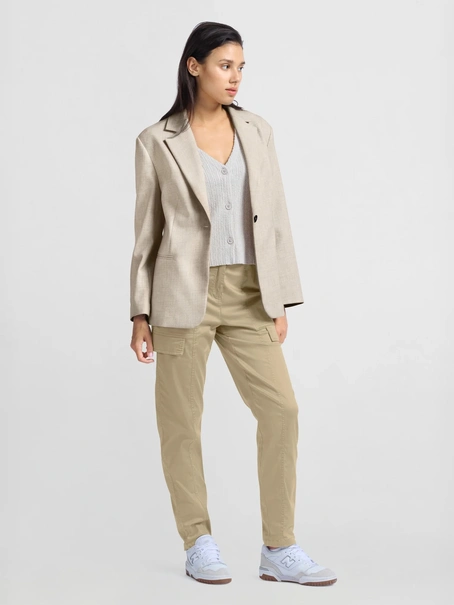 YAYA High waist cargo trousers with