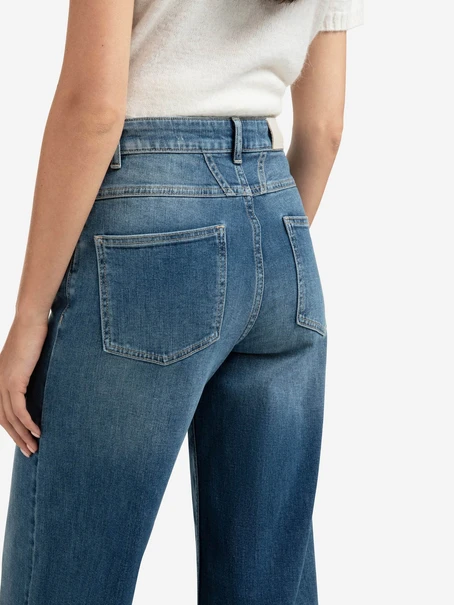 YAYA Hw loose wide denim - L34