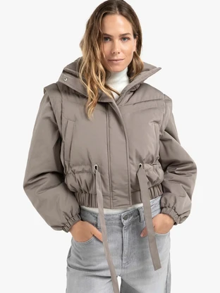 YAYA Jacket with zip-off sleeves