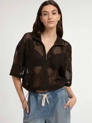 YAYA Jasje in gehaakte stijl