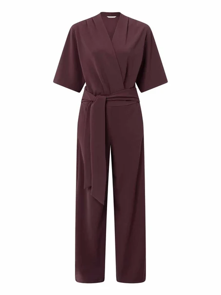 YAYA Jumpsuit with short sleeves