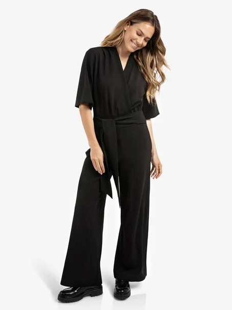 YAYA Jumpsuit with short sleeves