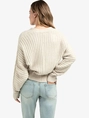 YAYA Knit cardigan with cables