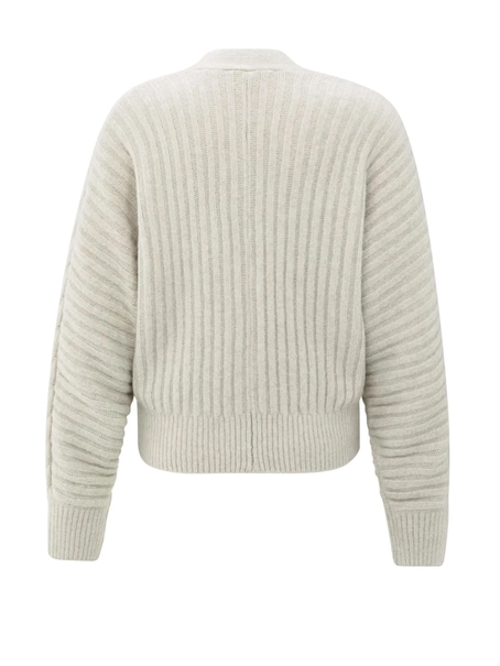 YAYA Knit cardigan with cables