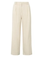 YAYA Linen mix wide leg trouse-L32