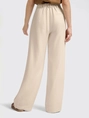 YAYA Linen mix wide leg trouse-L32