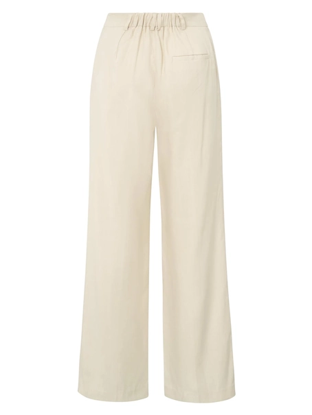 YAYA Linen mix wide leg trouse-L32