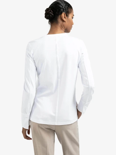 YAYA Long sleeve jersey top with wo