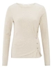 YAYA Long sleeve top with button de