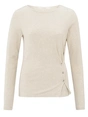 YAYA Long sleeve top with button de
