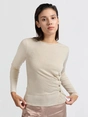 YAYA Long sleeve top with button de