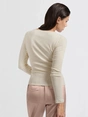 YAYA Long sleeve top with button de