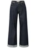YAYA Loose fit denim with roll-ups