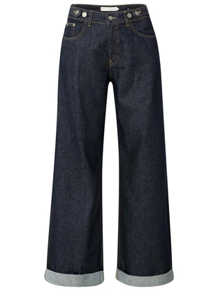 YAYA Loose fit denim with roll-ups
