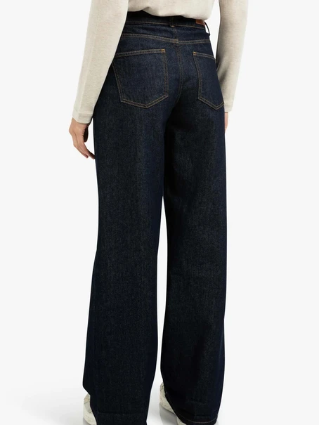YAYA Loose fit denim with roll-ups