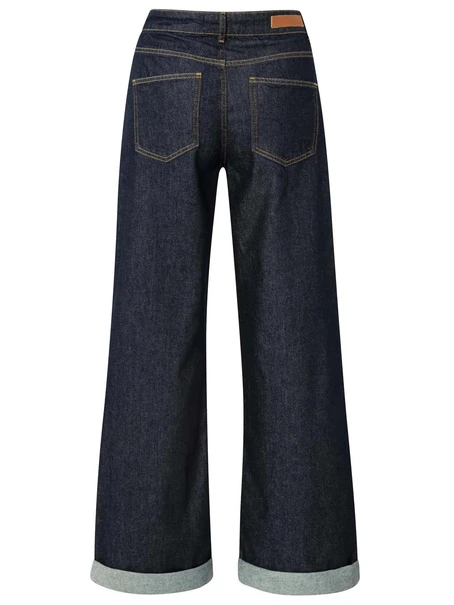 YAYA Loose fit denim with roll-ups