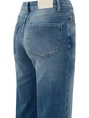 YAYA Mid waist denim w. roll-up