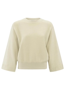 YAYA Mixed textures sweater