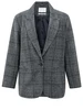 YAYA Oversized checked blazer