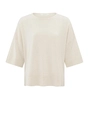 YAYA Oversized fine knitted t-shirt