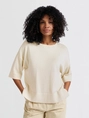 YAYA Oversized fine knitted t-shirt