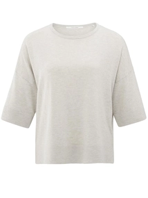 YAYA Oversized fine knitted T-shirt