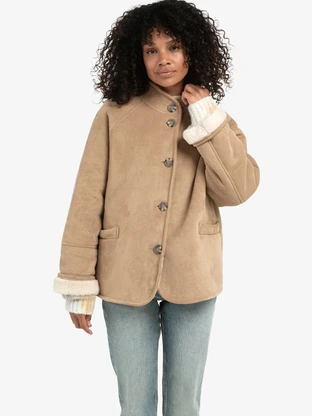 YAYA Oversized lammy coat