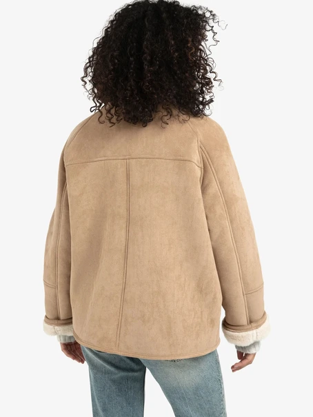 YAYA Oversized lammy coat