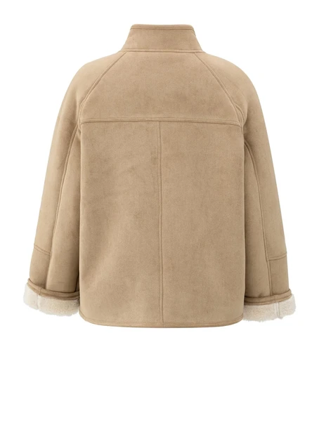 YAYA Oversized lammy coat