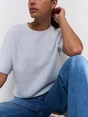 YAYA Raglan short sleeve sweater