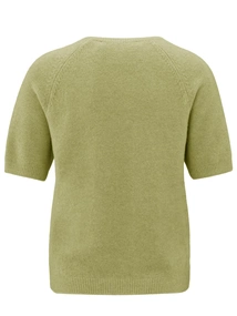 YAYA Raglan short sleeve sweater