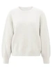 YAYA Rib mixed sweater ls
