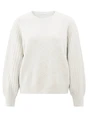 YAYA Rib mixed sweater ls