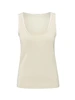 YAYA Rib singlet with shiny binding
