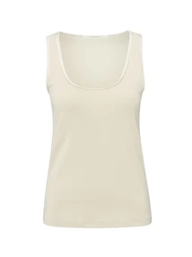 YAYA Rib singlet with shiny binding